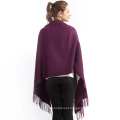 2017 Top Selling Fashion Elegant Ladies New Women&#39;s Fashion Purple 100% Cashmere Scarf